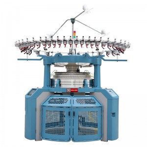 Χονδρικό προϊόντα Κίνα ζακάρ μονοκόμματη φανέλα αυτόματη λωρίδα κυκλική μηχανή πλέξιμο