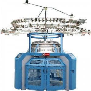 Υψηλής ταχύτητας ενιαία Τζέρσευ πλήρως μηχανογραφημένη Jacquard Orizio εγκύκλιος πλέξιμο μηχάνημα